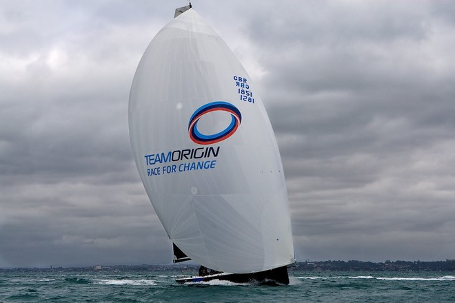 NEW ZEALAND, Auckland, 19th March 2010, TEAMORIGIN TP52, first sail. &copy; Ian Roman/TEAMORIGIN www.ianroman.com